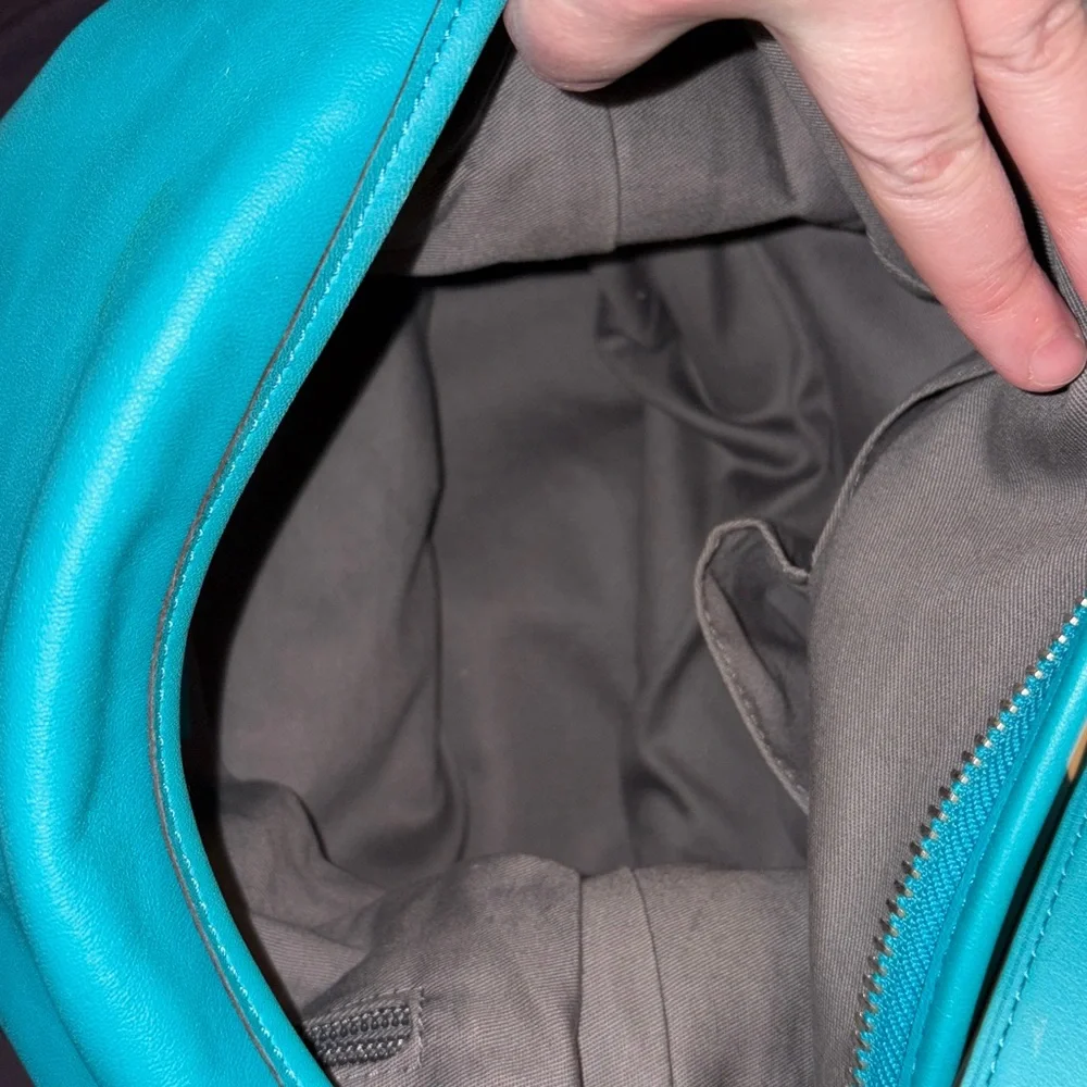 Coach Tourmaine/Robin’s Egg tote with tassels - Picture 12 of 12